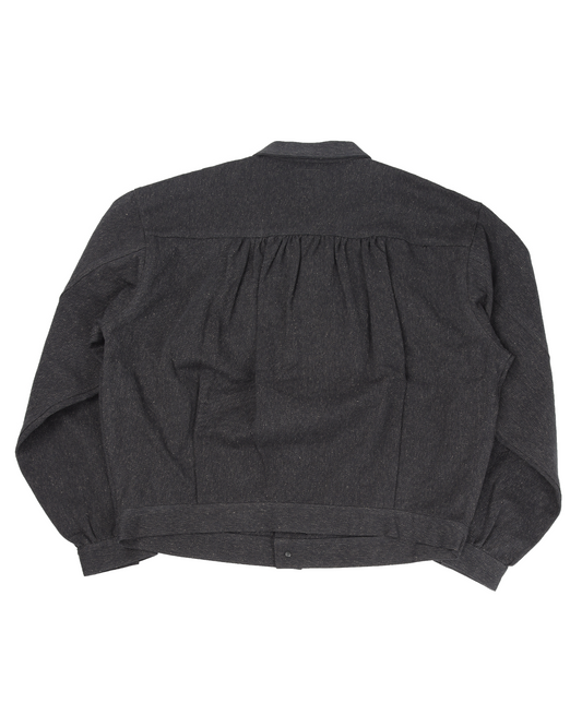 Twill Gathered Jean Jacket