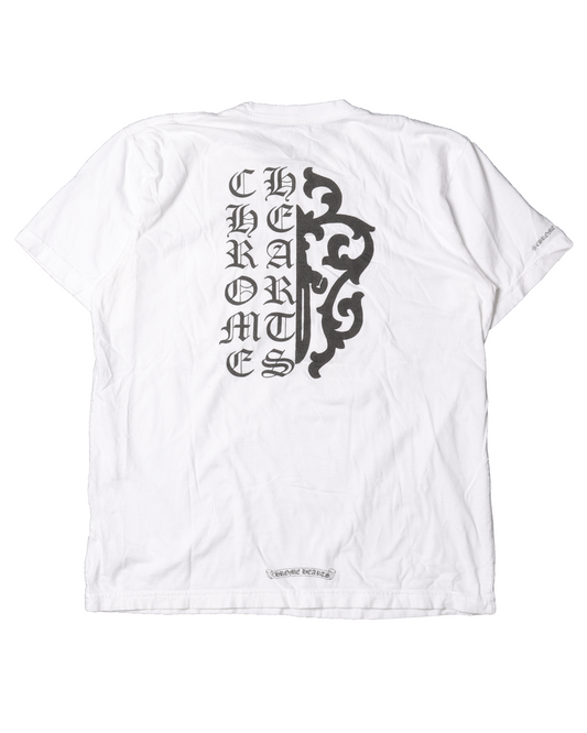 Cross White Pocket T-Shirt