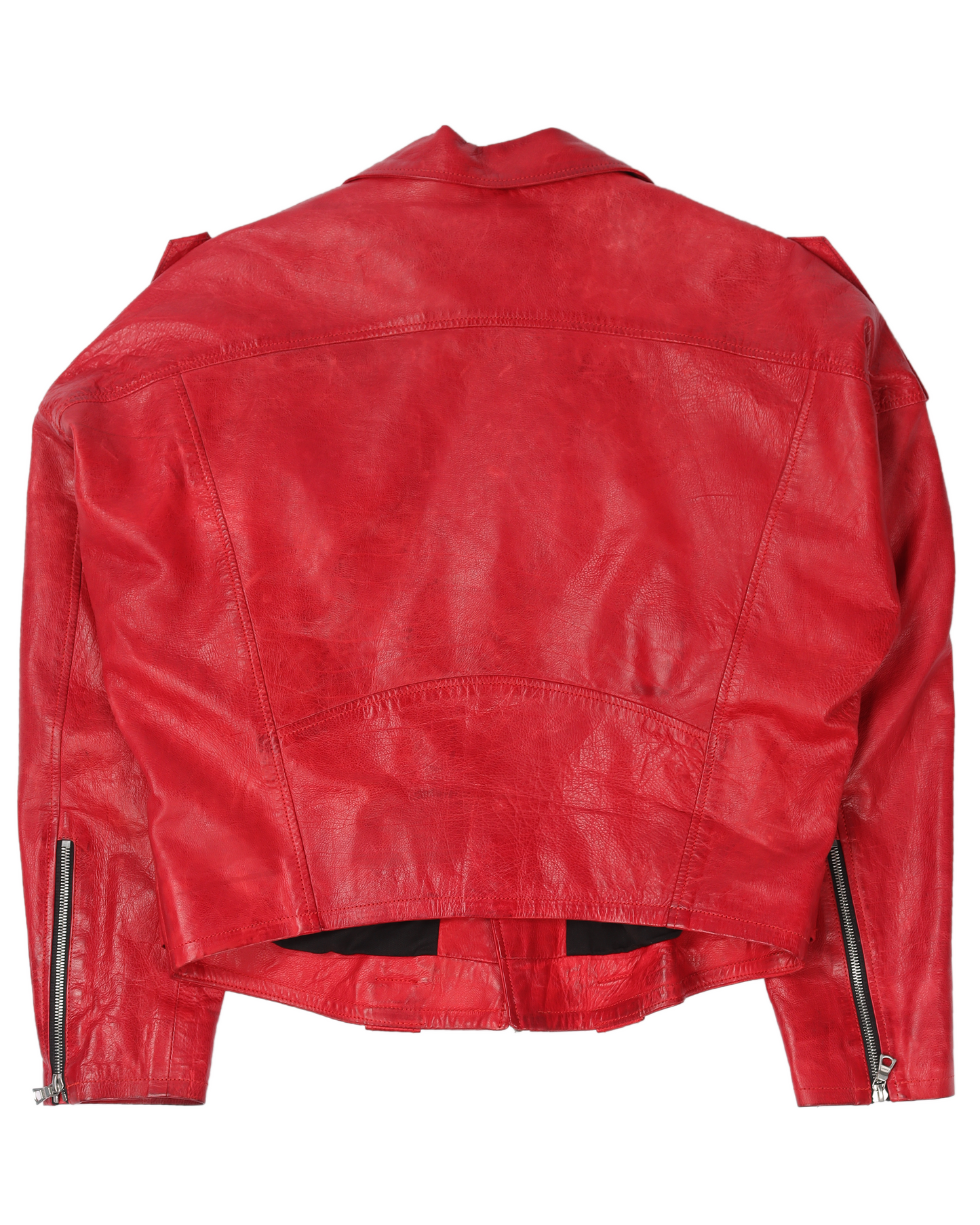 1/1 Sample Belted Leather Motorcycle Jacket