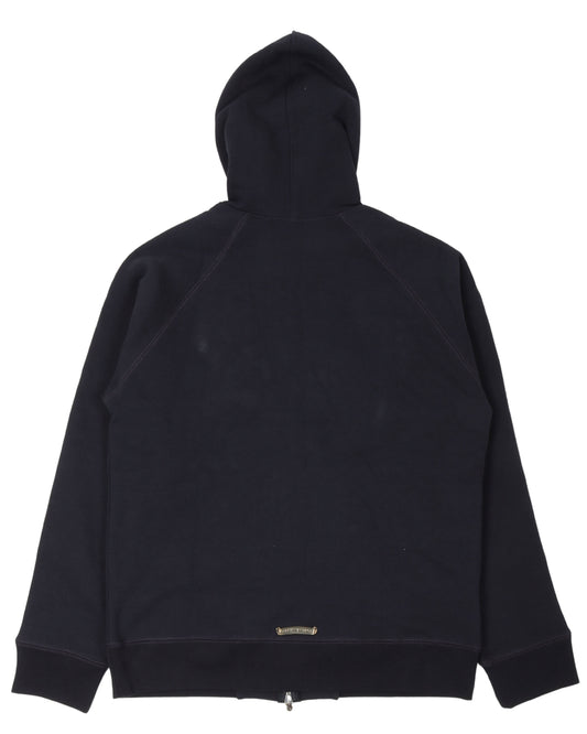 Cross Patch Zip-Up Hoodie