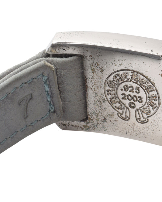 Pale Blue Buckle Bracelet