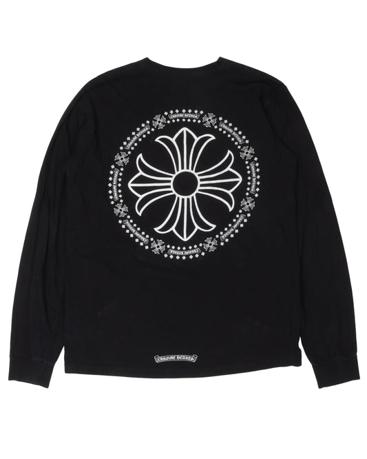 Floral Pocket Long Sleeve T-Shirt