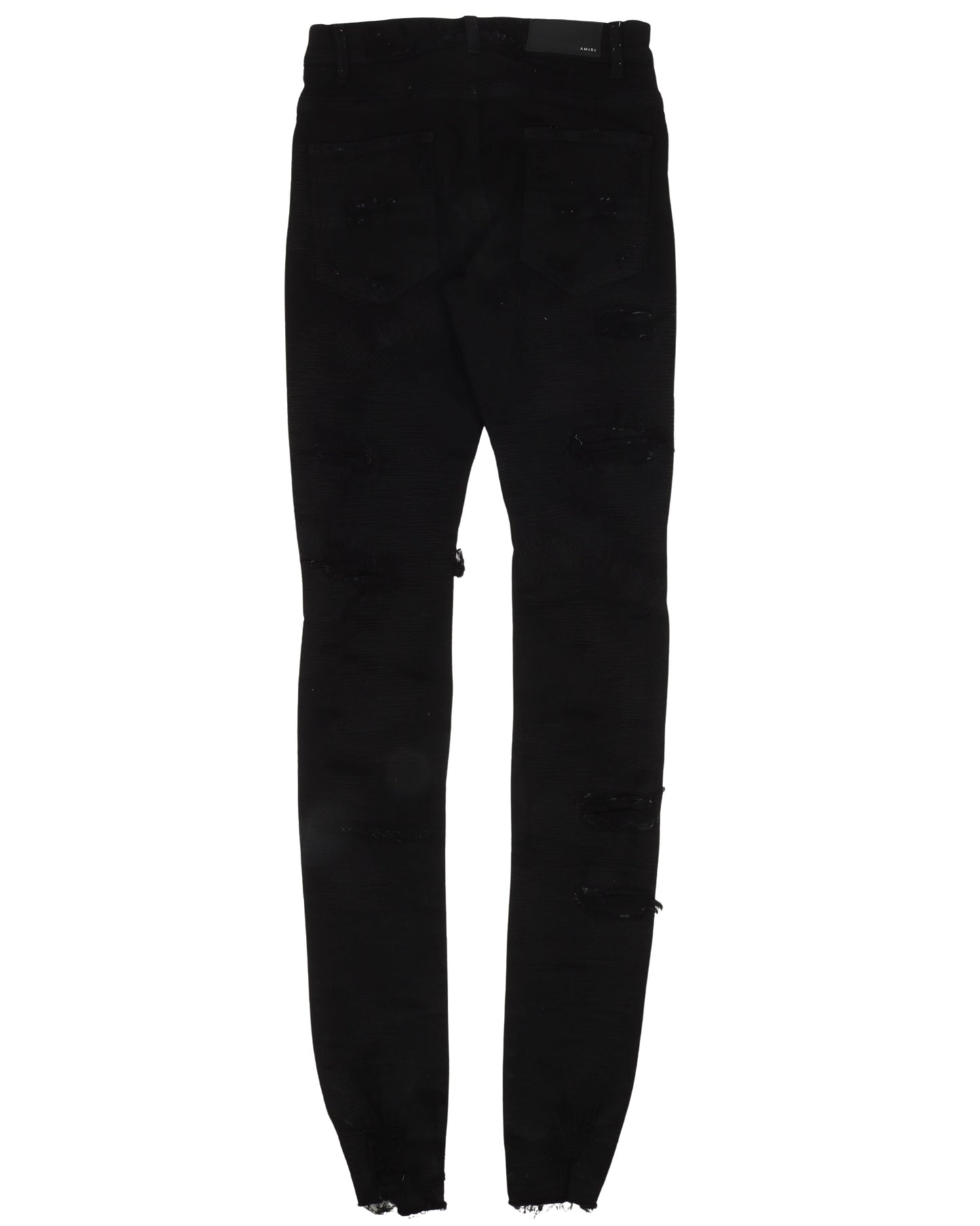 Black Distressed Jeans
