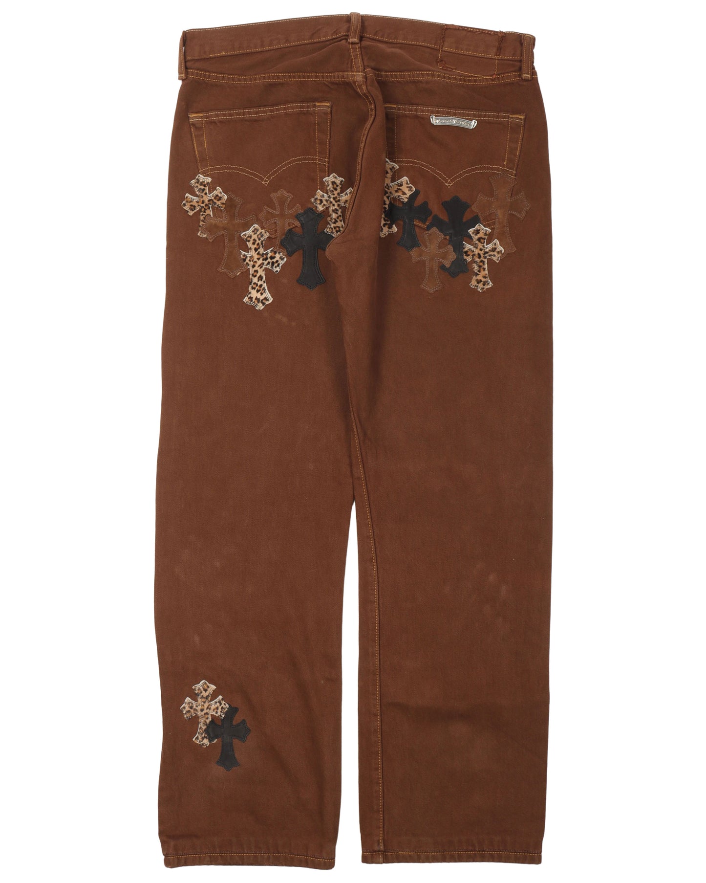 Levi's Leather Cross Dyed Jeans
