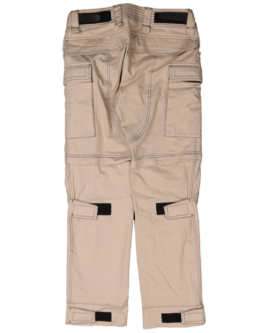 Contrast Stitch Convertible Cargo Pants