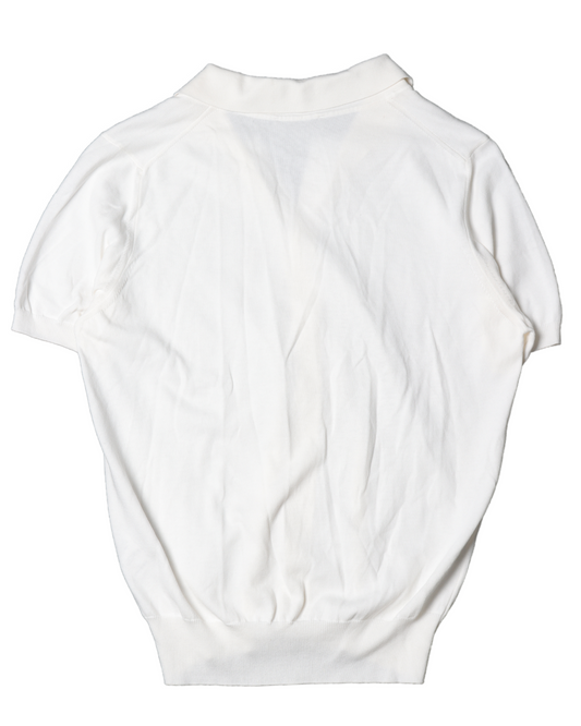 Knitted Cotton Polo Shirt