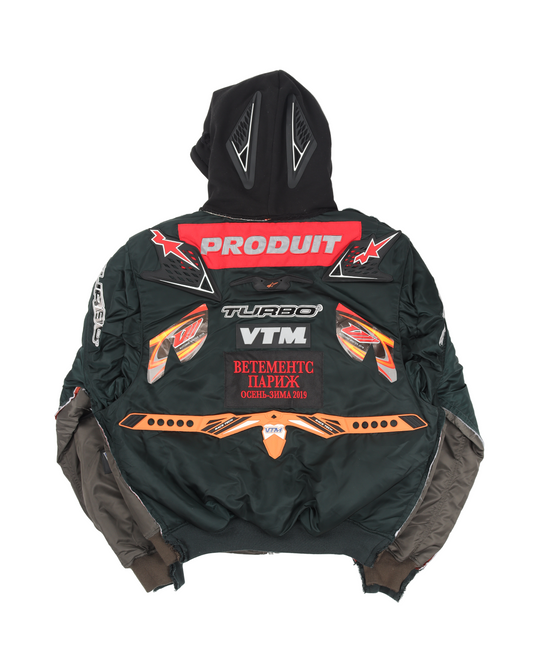 Hooded Bomber Jacket w/ Tags