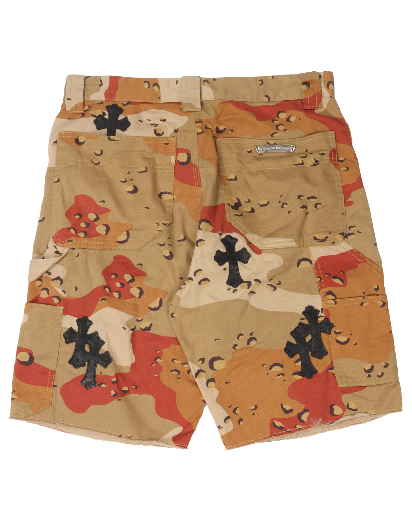 Sex Records Tan Camo Carpenter Shorts