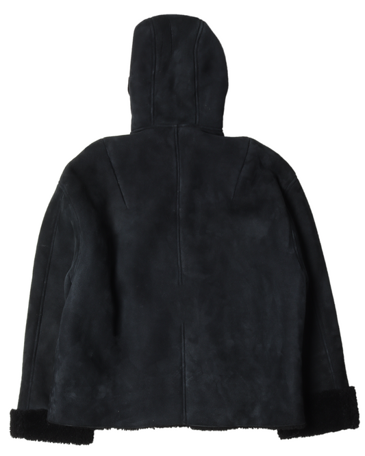 Season 5 Short Shearling Leather Jacket