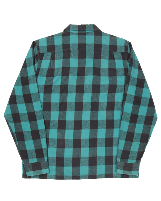 Buffalo Plaid Flannel Zip Shirt