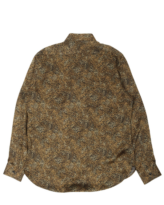 Tiger Print Button Shirt