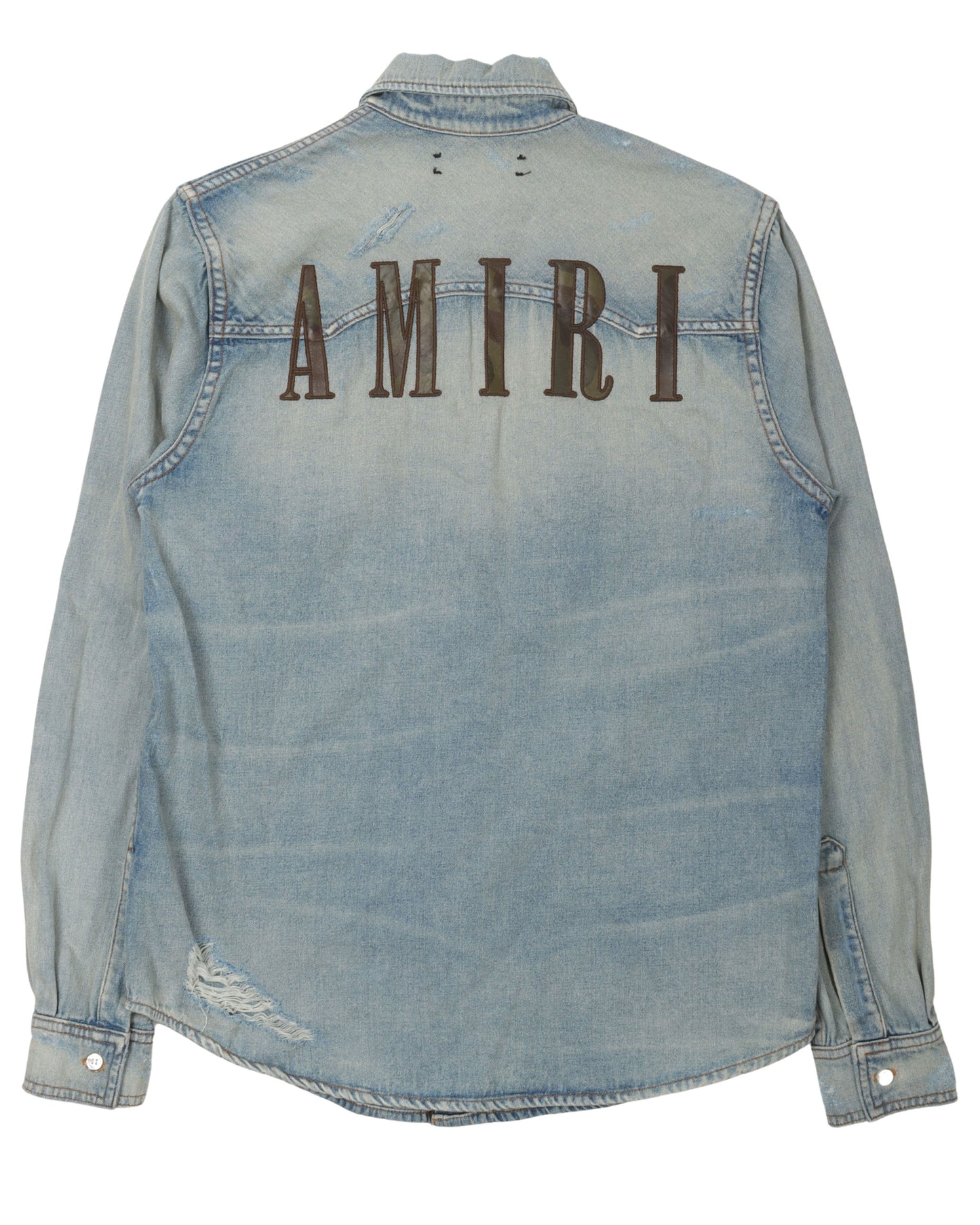 Camp Applique Denim Shirt