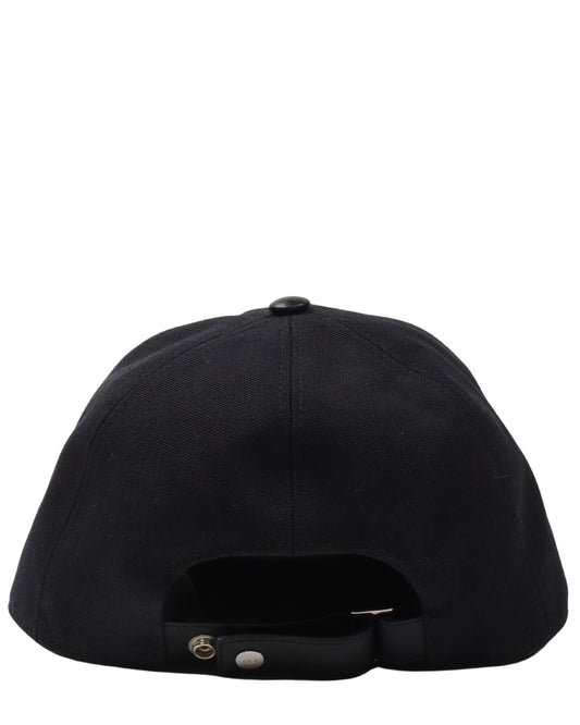 Saddle Leather Embroidered Bee Hat