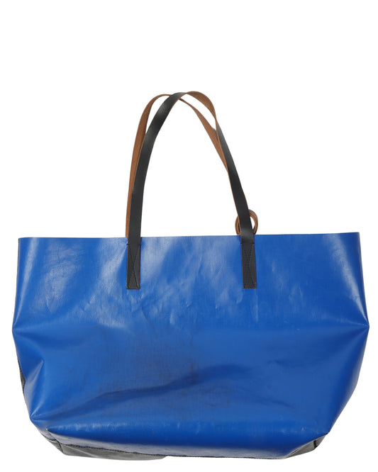 Two Tone PVC Tote Bag