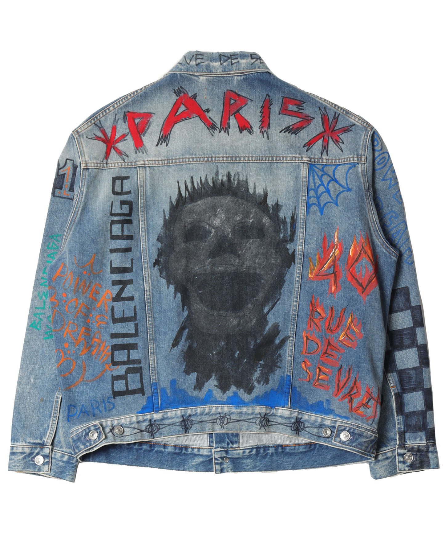 Denim Painted Jacket