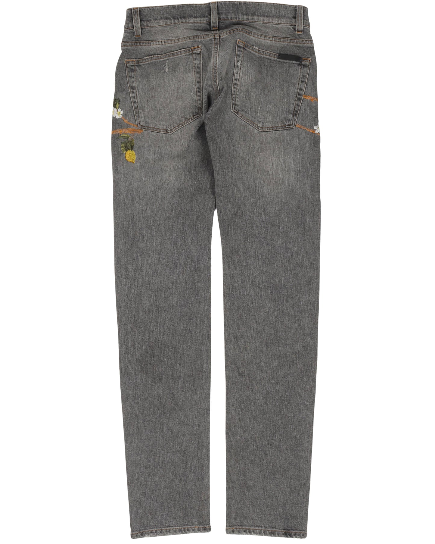 Birds and Flowers Jeans