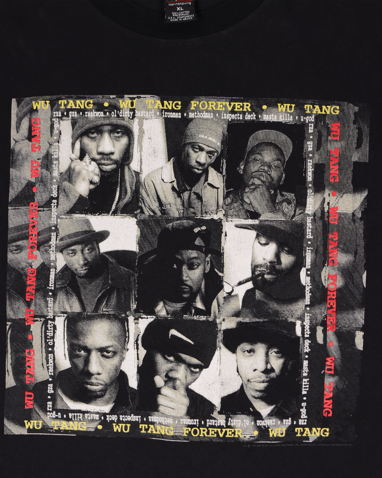 Wu-Tang Clan 'Forever' Brady Bunch 9 Pic T-Shirt
