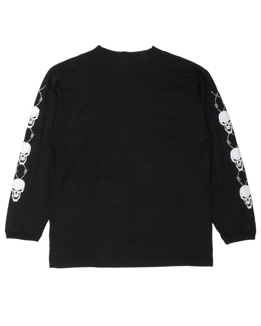 Barbed Wire Skull T-Shirt