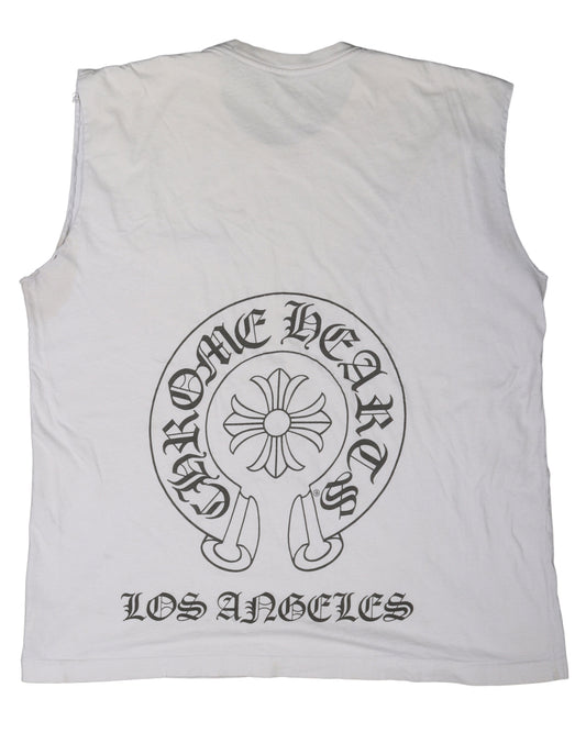 Cut Sleeve Horseshoe Logo T-Shirt