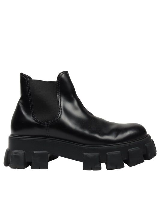 Monolith Brushed Leather Chelsea boots
