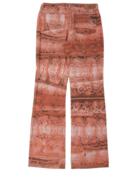 Reptile Print Jeans