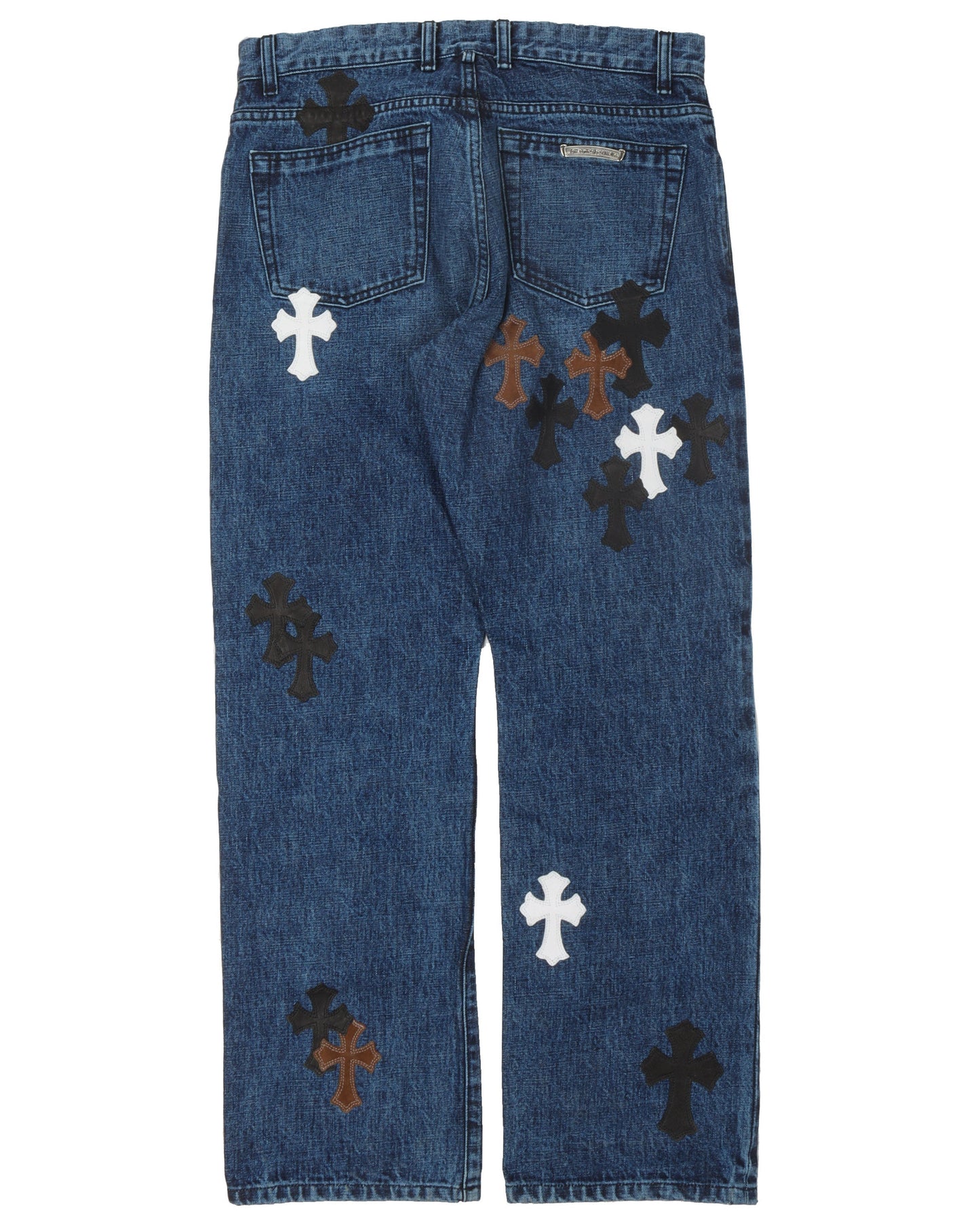 Fleur Knee Denim w/ 33 Cross Patches