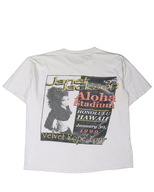 Janet Jackson Velvet Rope Tour Hawaii T-Shirt (1999)