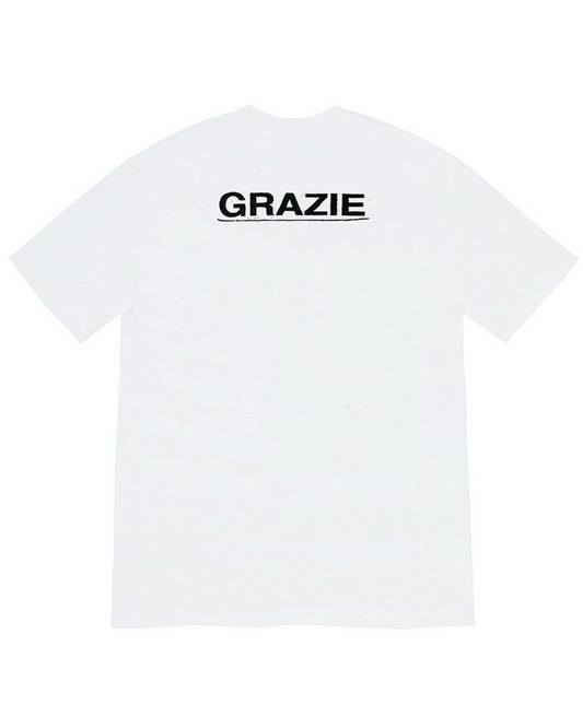 Milan Box Logo Tee 'White'