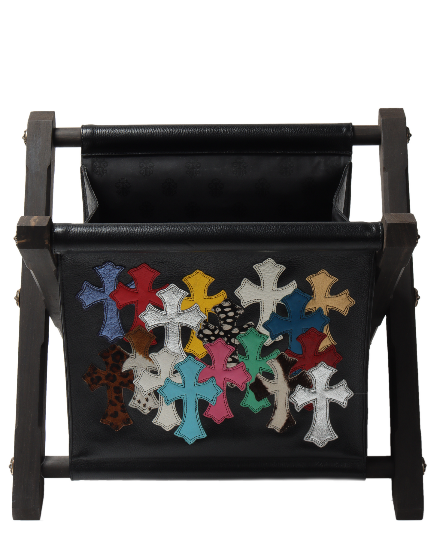 Leather Magazine Holder