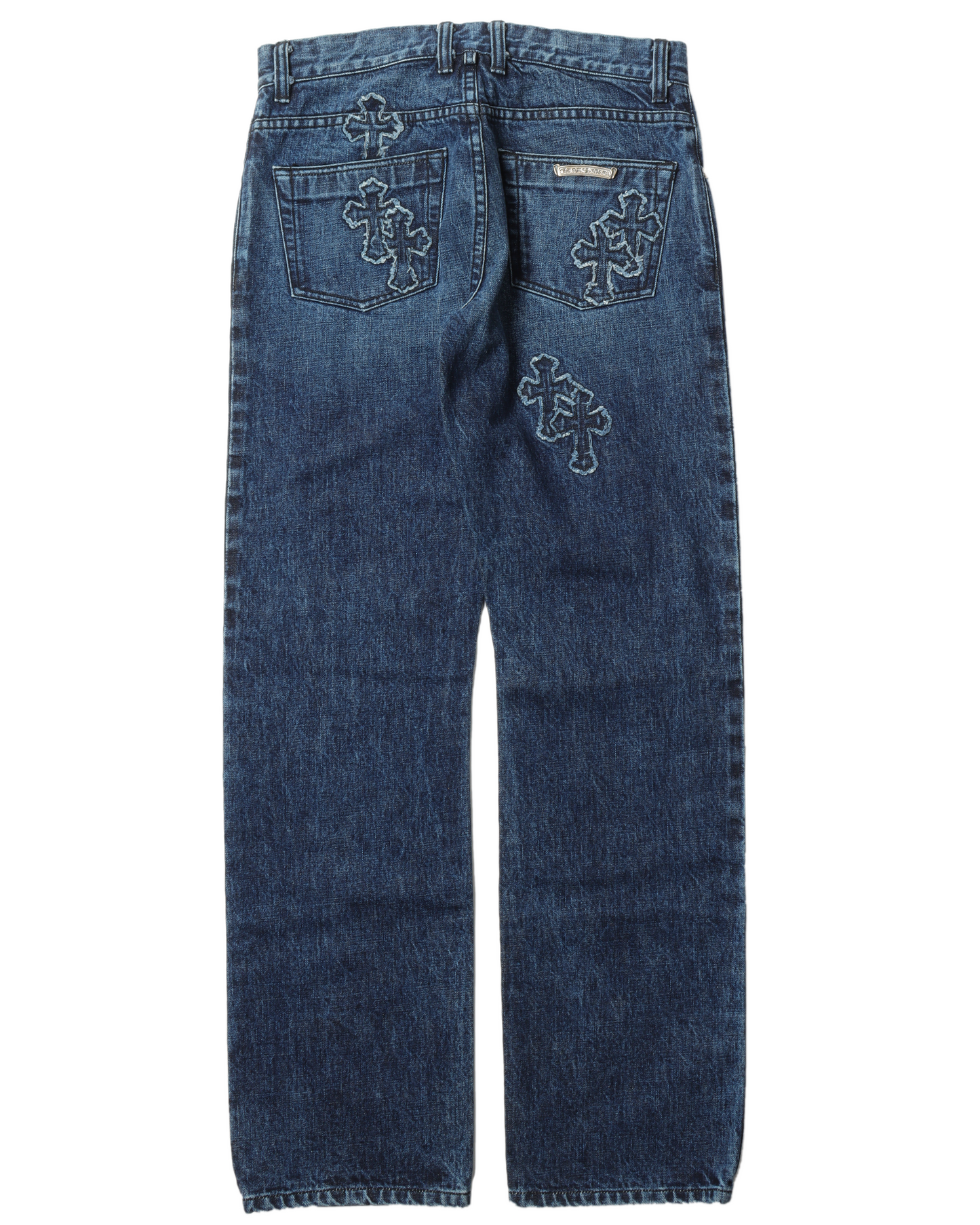 Denim Cross Patch Jeans