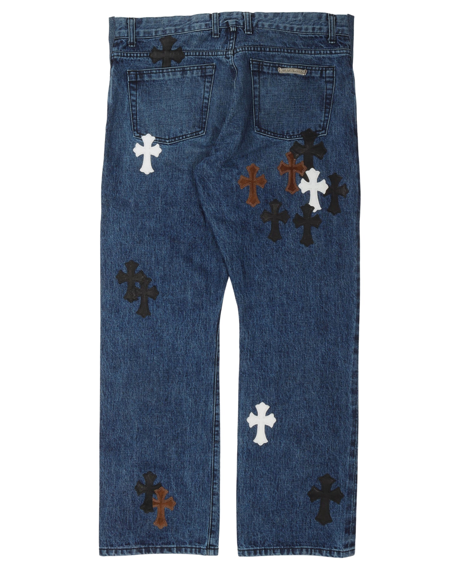Denim w/ 35 Cross Patches
