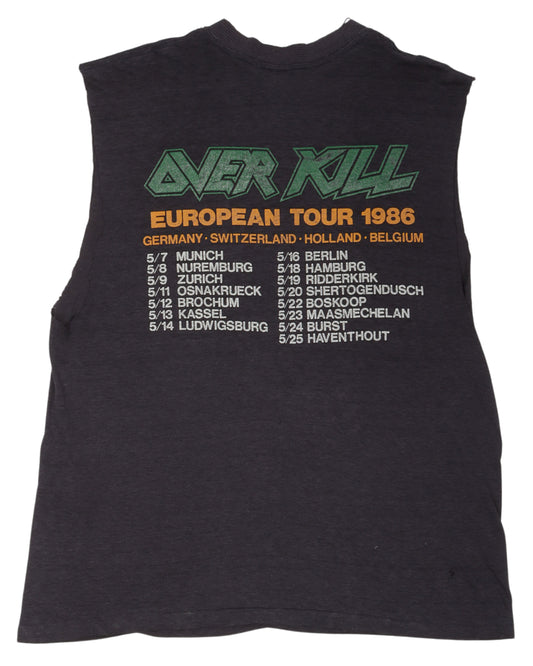Over Kill Euro Tour 81' Cut Sleeve T-Shirt