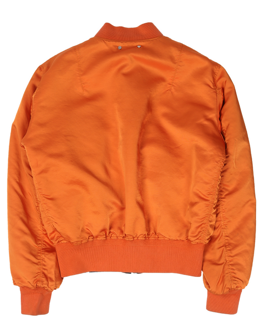 "Volez Voguez Voyagez" Reversible MA-1 Bomber Jacket