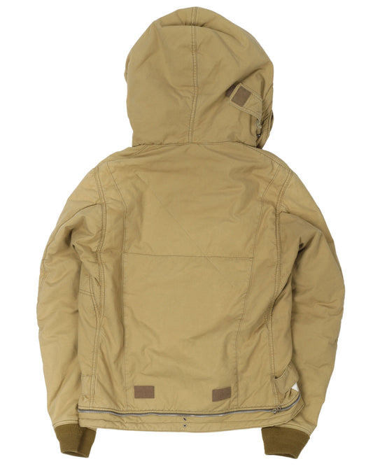 AW10 Fur Hooded Jacket