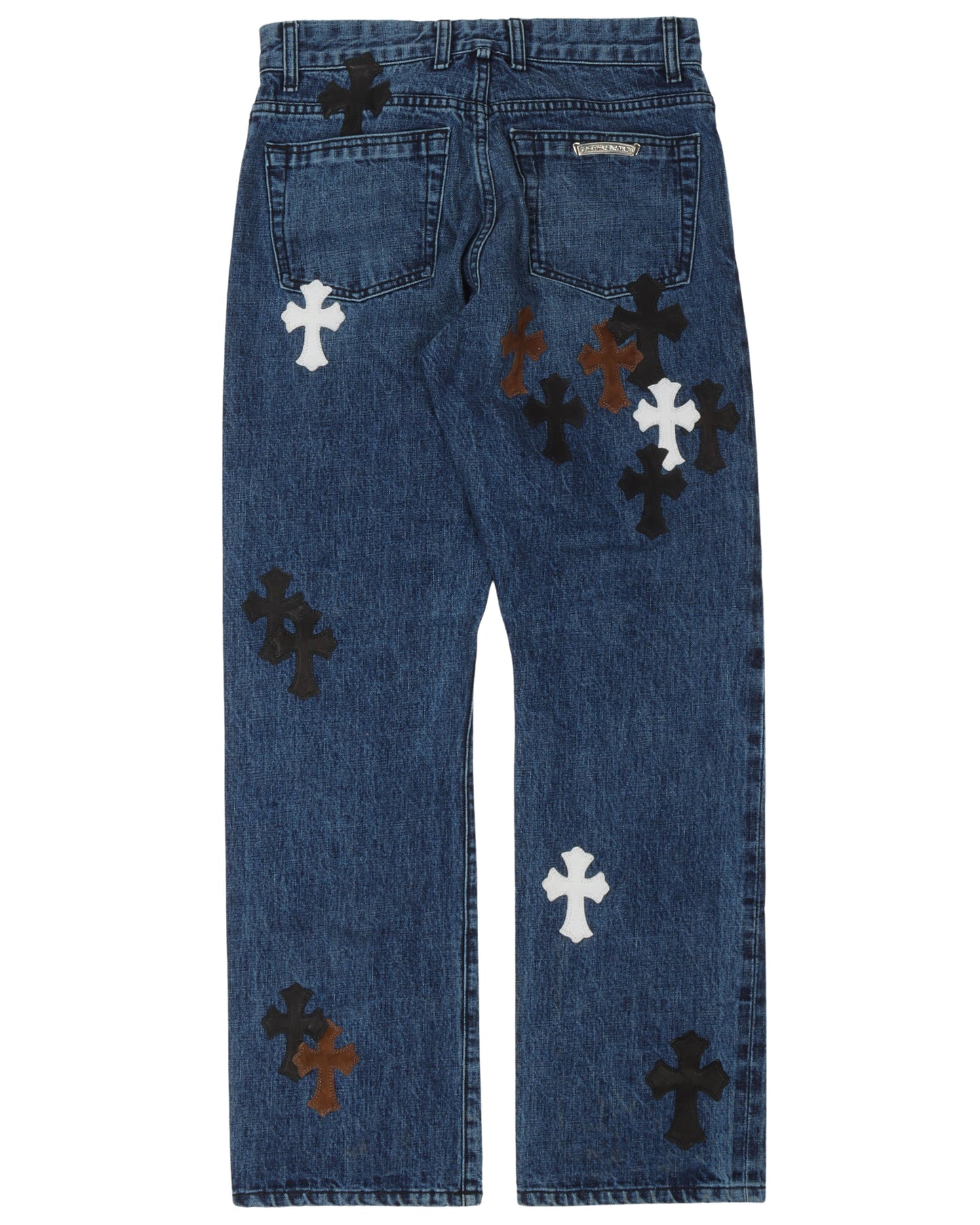 Denim w/ 35 Cross Patches