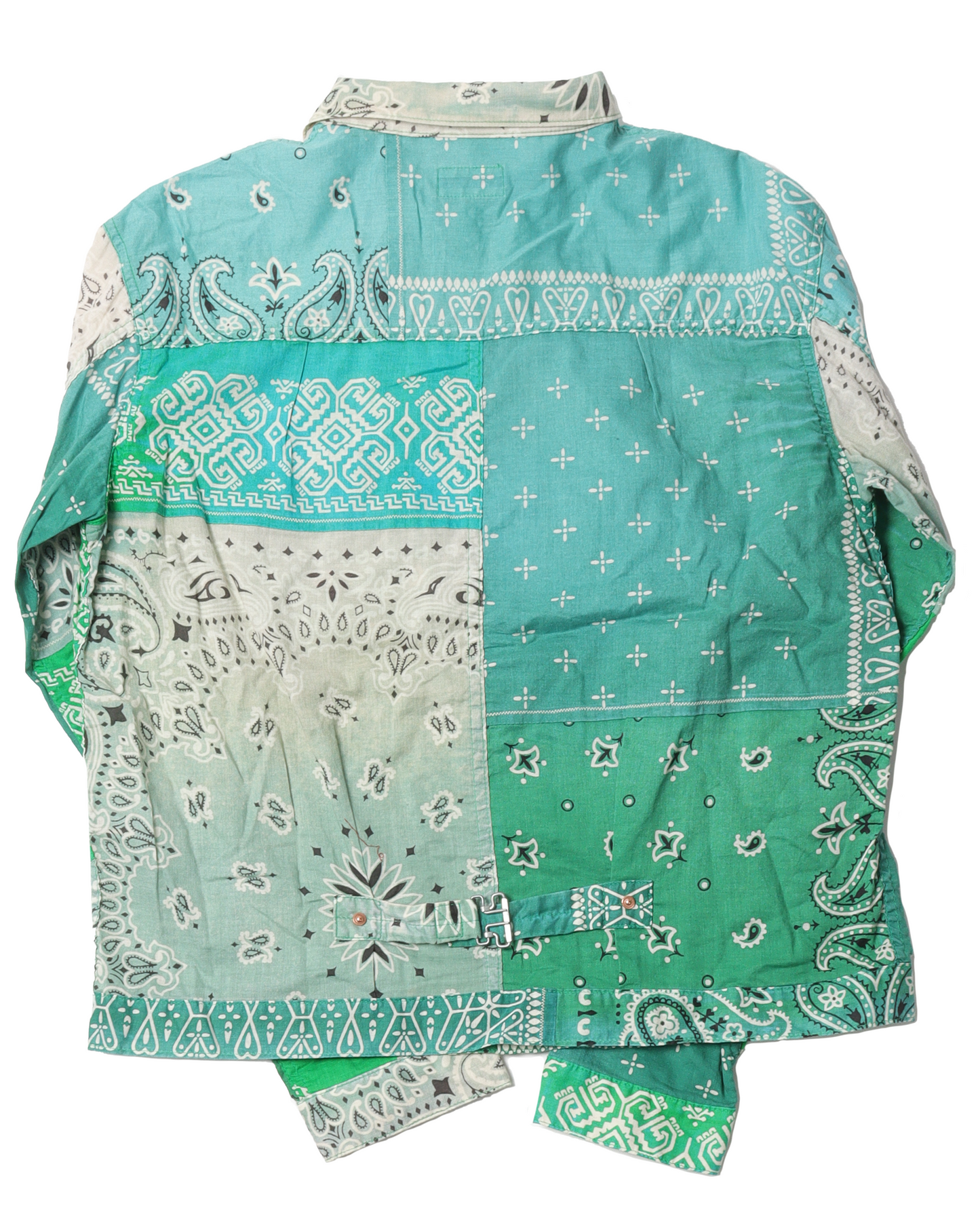 Green Paisley Button Shirt