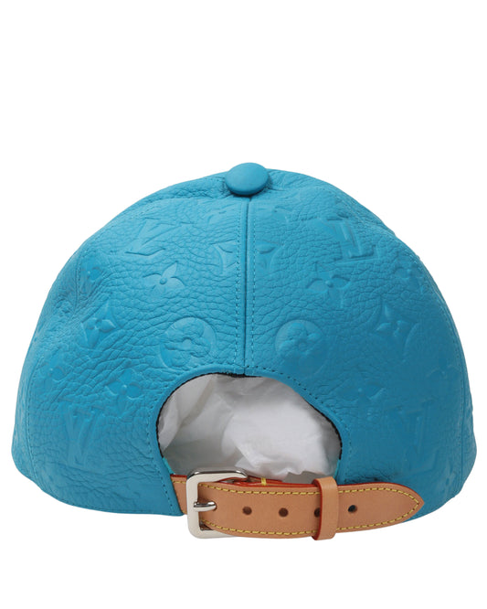 Leather Tonal Monogram Hat