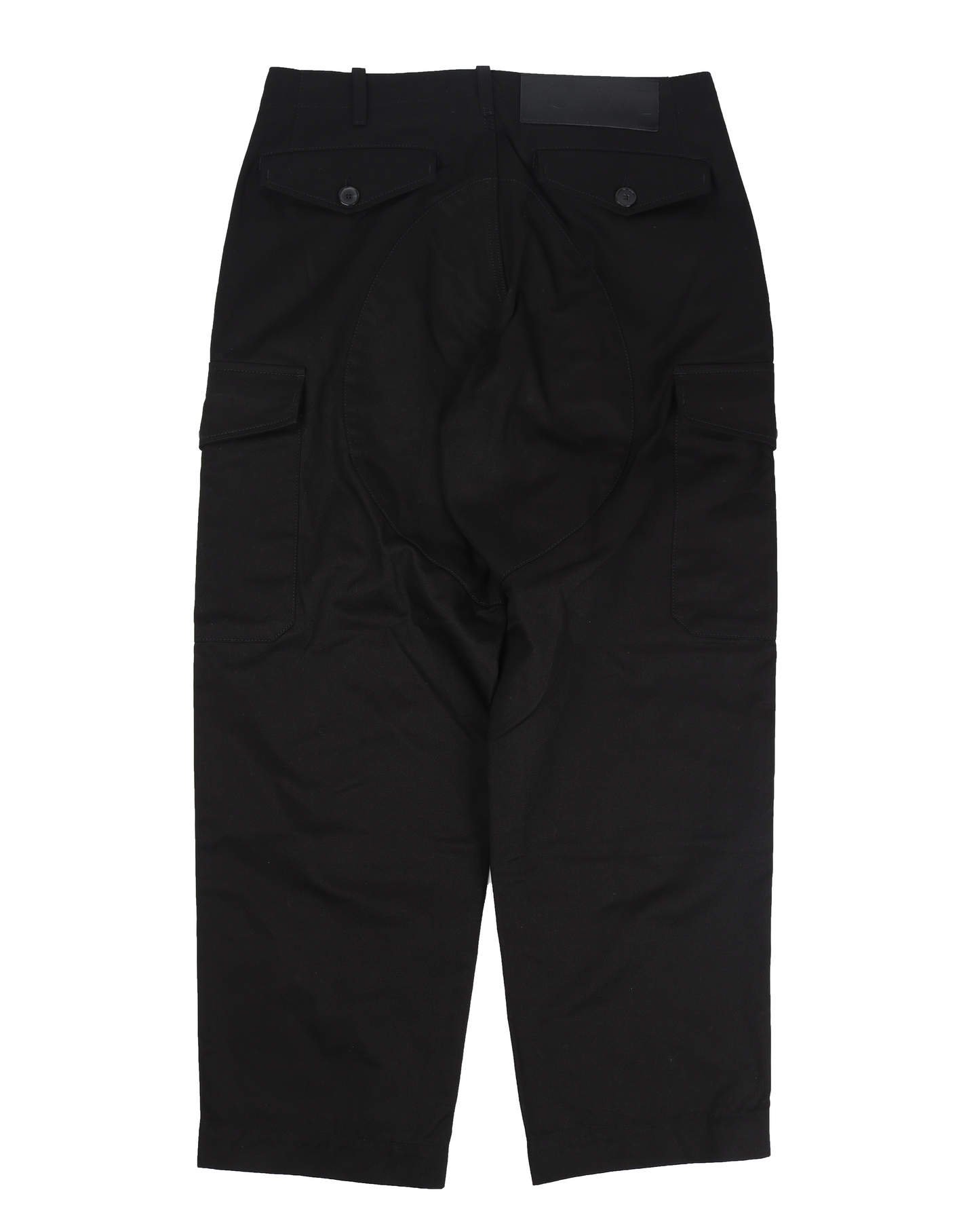 Black Denim Cargo Pant