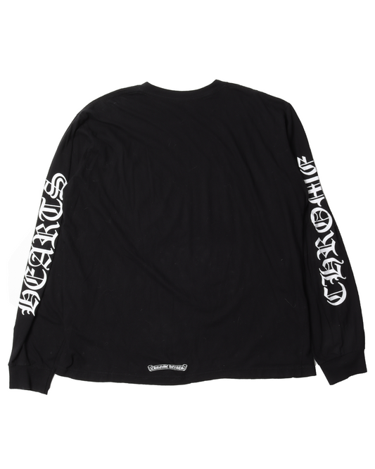 Collar Logo Long Sleeve T-Shirt