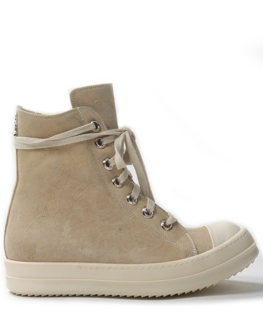 Chrome Hearts Embellished High-Top Suede Ramones