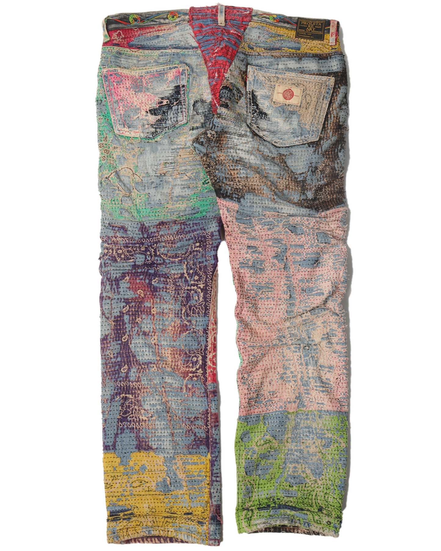 Custom-Fit Patchwork Boro Repair Denim