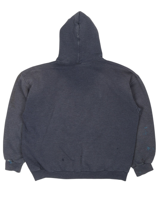 Distressed Collar Hoodie