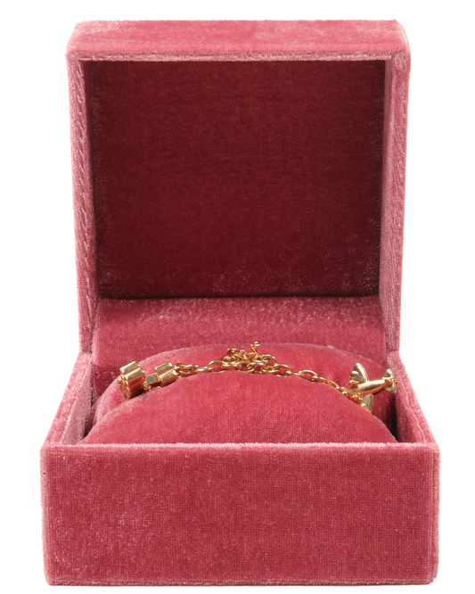 18K Yellow Gold Travel Charm Bracelet