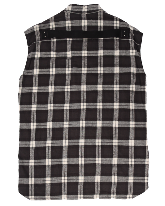 SS19 "BABEL" Sleeveless Oversized Flannel