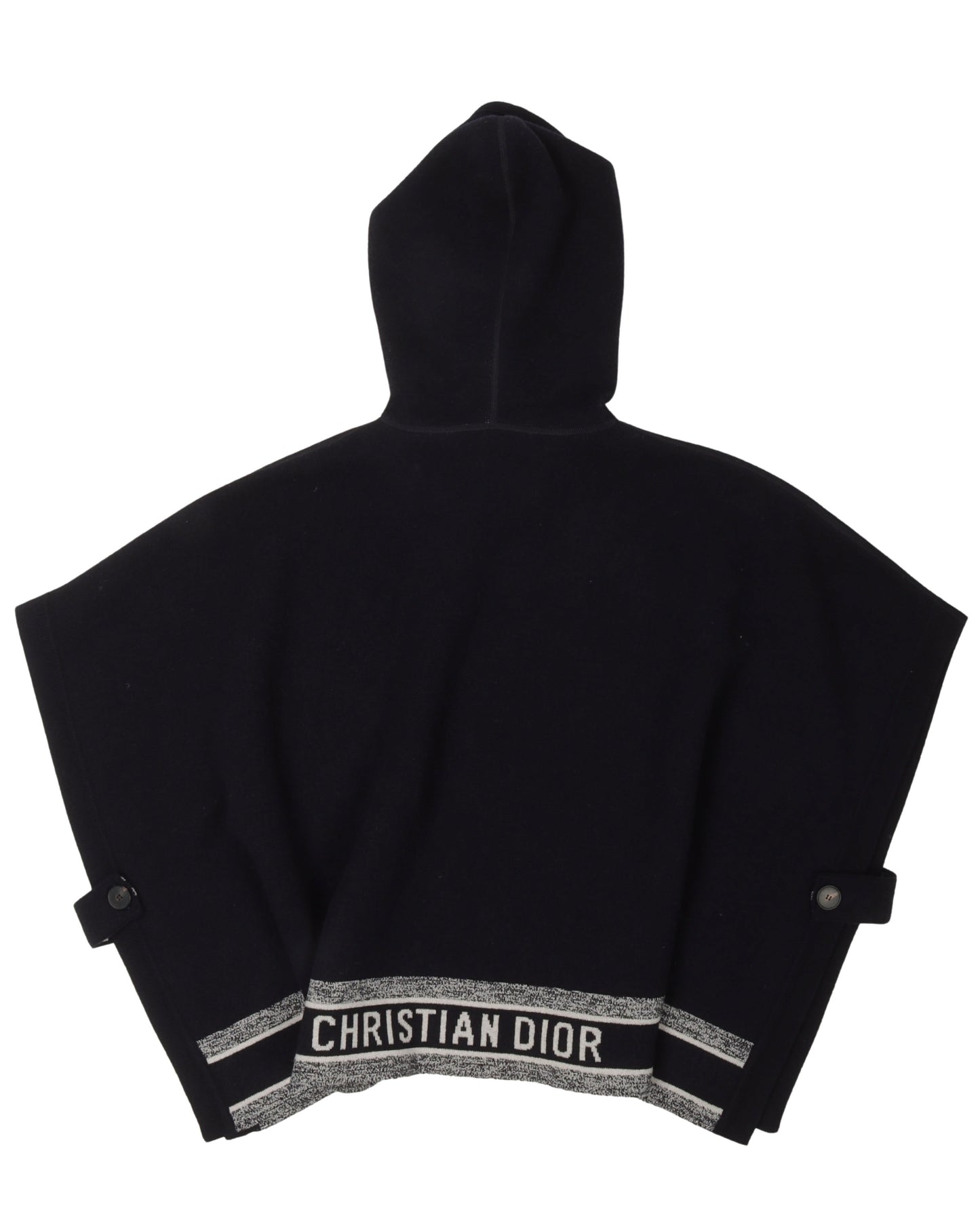 Cashmere Hooded Poncho