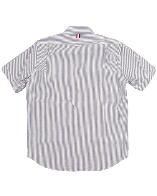 Straight Fit Short Sleeve Seersucker Shirt w/ Tags