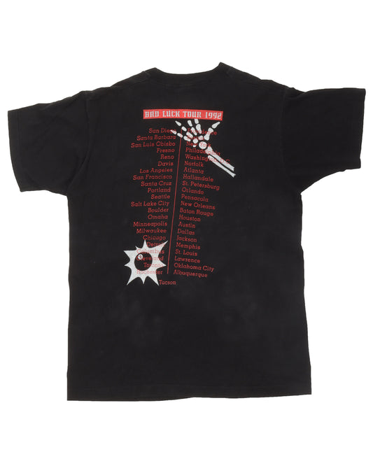 Social Distortion Bad Luck Tour 1992 T-Shirt