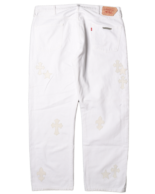 Levi's Cross Patch Denim Jeans St. Barts Exclusive