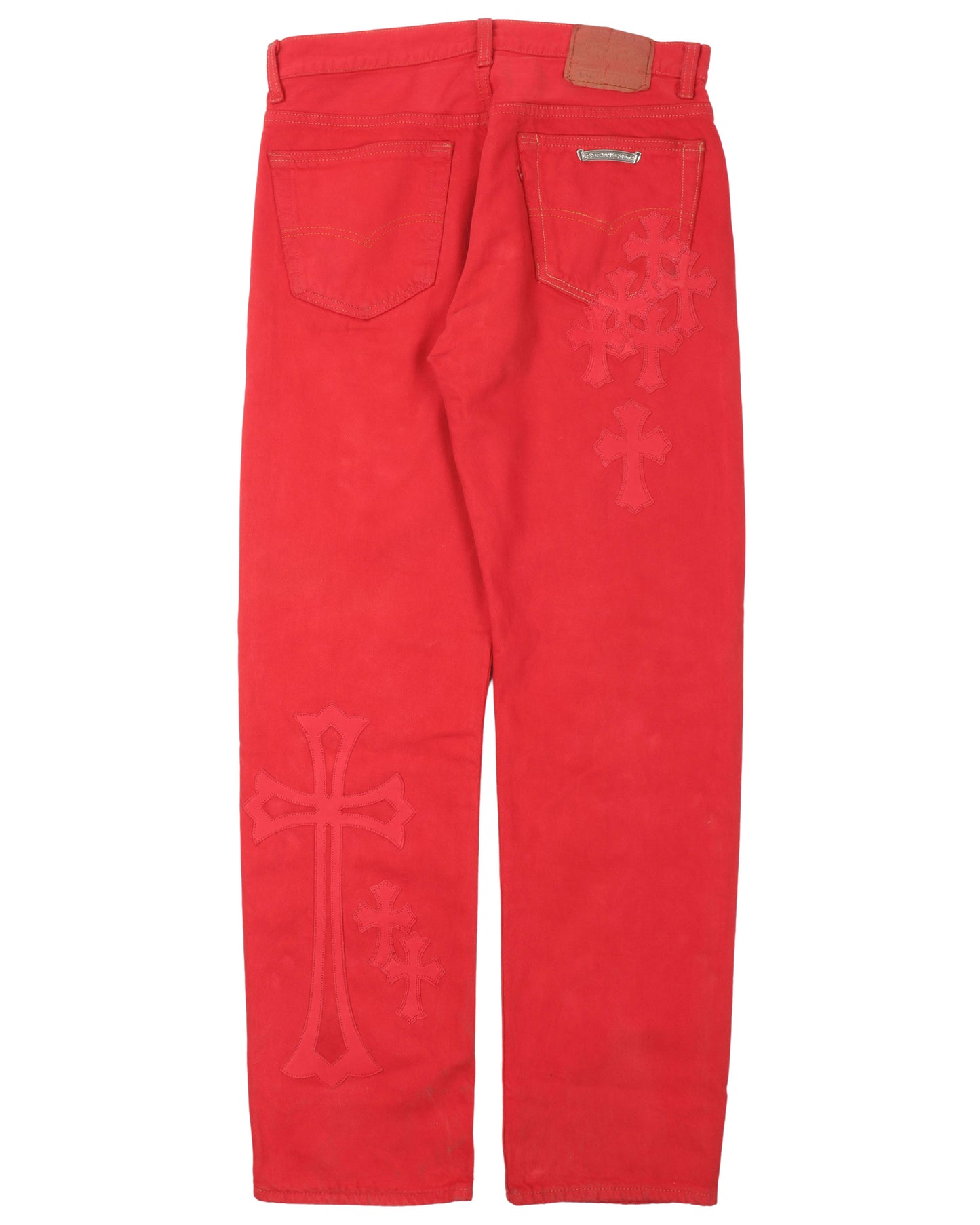 Levi's Leather Cross Dyed Jeans