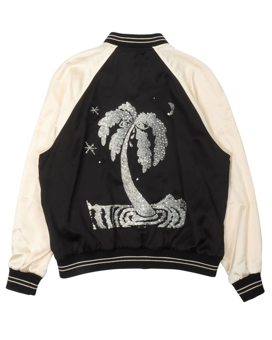 Palm Tree Satin Jacket
